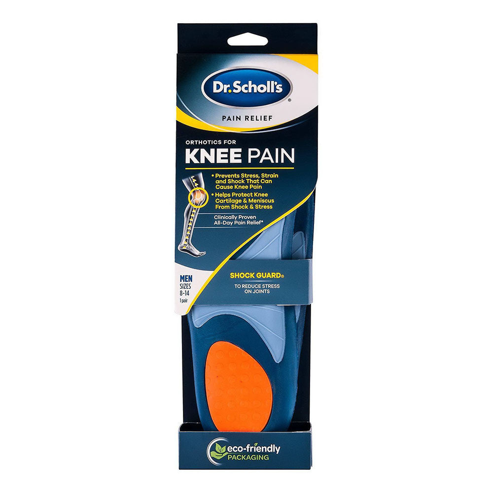 Dr Scholls Knee Pain Relief Orthotics For Men, Size 8-14, 1 Pair